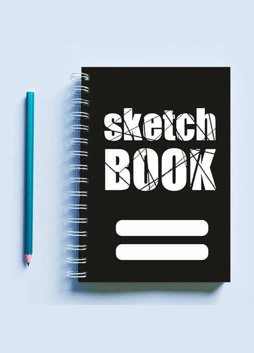Скетчбук (Sketchbook) з принтом "Sketch Book" Кавун блокнот для малювання (316132641)