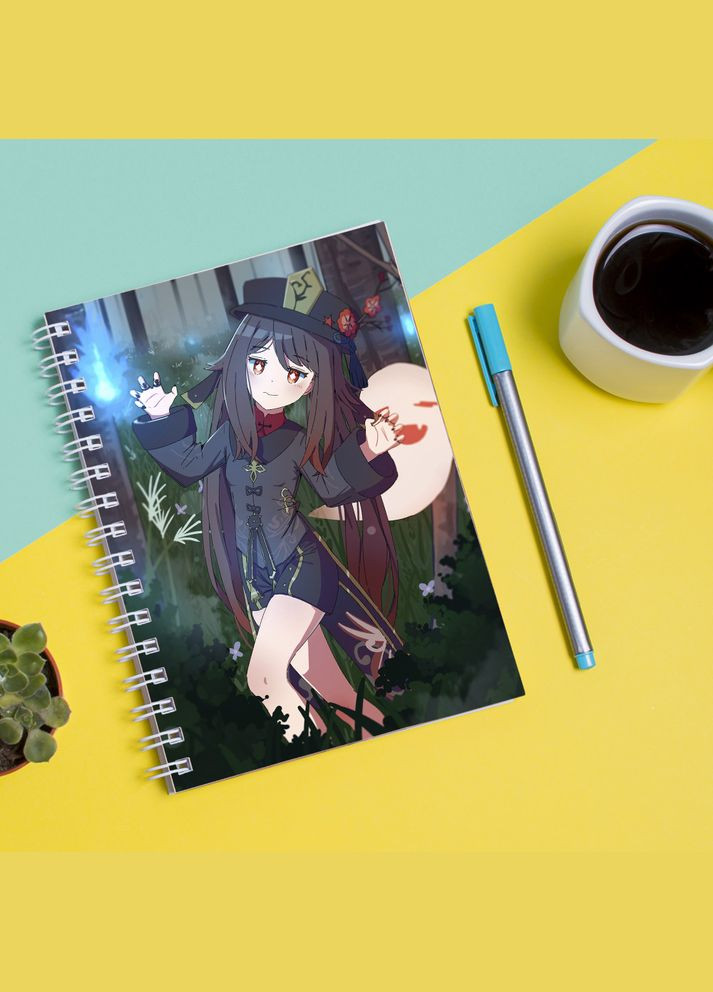 Скетчбук Sketchbook (блокнот) для малювання з принтом Genshin Impact - комп'ютерна гра 10 Кавун блокнот для малювання (316132761)