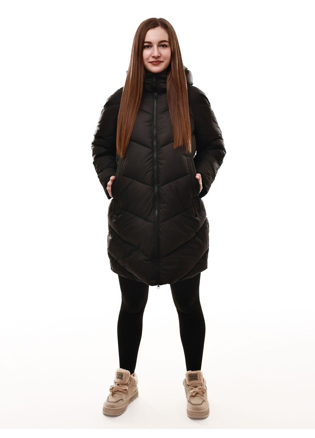 Чорна куртка демісезонна жіноча No Brand