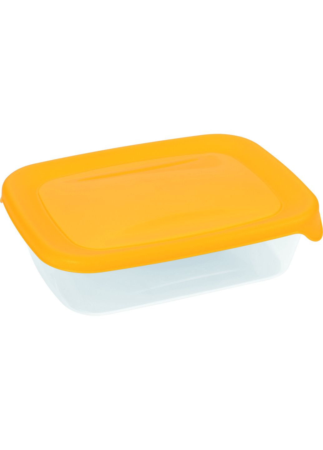 Контейнер для харчових продуктів пластиковий з кришкою Fresh&Go 500 мл, жовта кришка (00553) Curver (334008636)