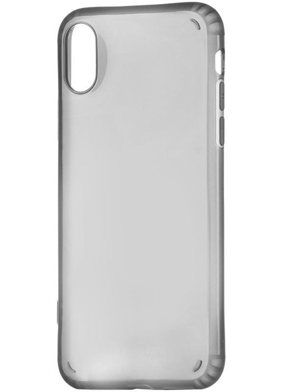 Чехол-накладка Crystal Series Apple iPhone X Black Remax (301782002)