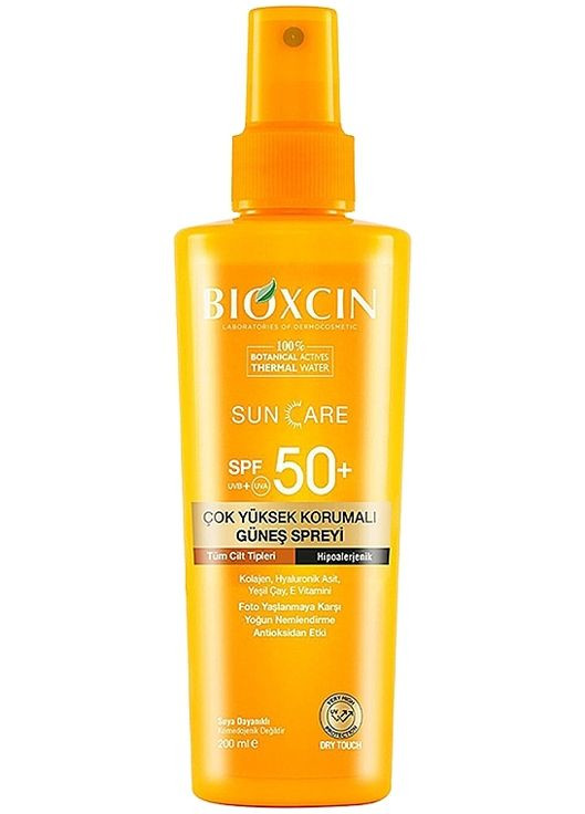 Солнцезащитный спрей для тела SPF 50+ Sun Care 200ml (1302605-5841140) Bioxcin (369407744)
