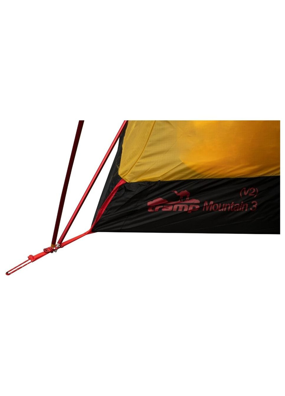 Палатка Mountain 3 (V2) серая/красная (TRT023) (TRT-023) Tramp (315518513)