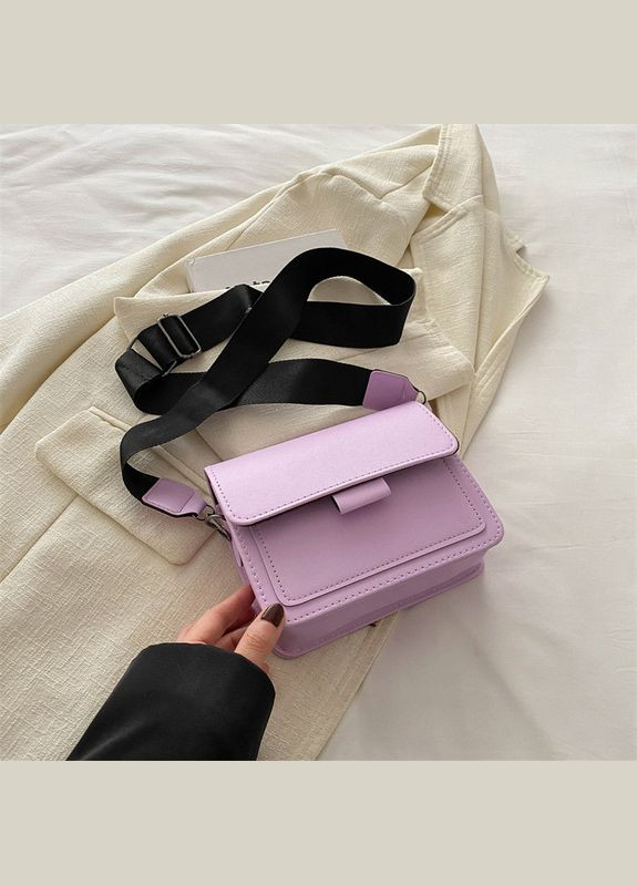 Женская классическая сумка 10461 кросс-боди через плечо фиолетовая No Brand (326487571)