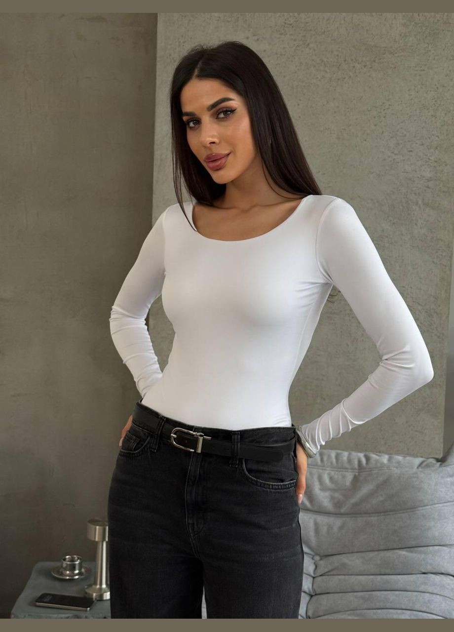 Боди женское - однотон, с втягивающим эффектом Cultroomm №2049 Белый S-L JUGO Cultroomm № 2049 (338800182)
