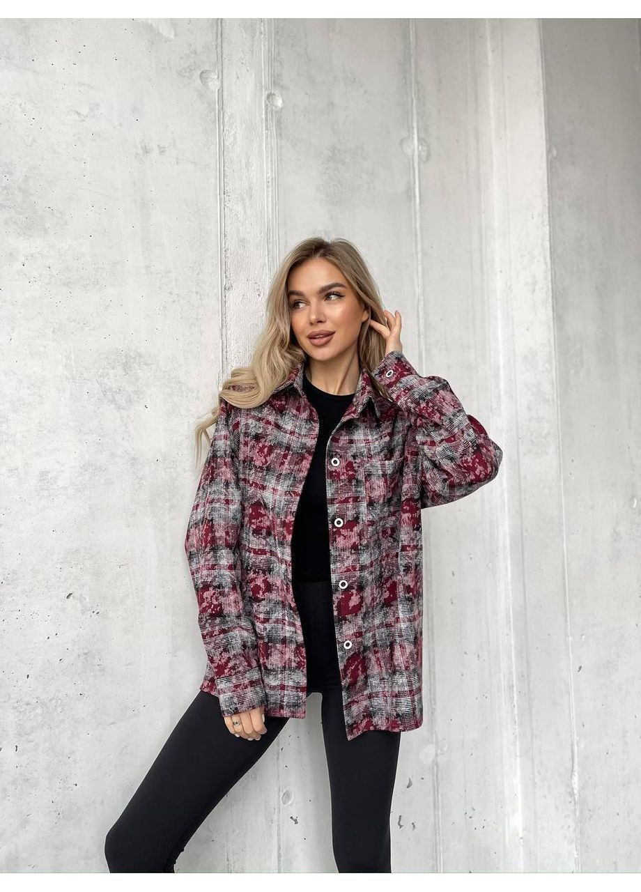 Бордовая рубашка Osoblyva