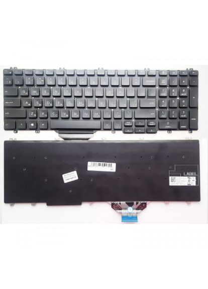 Клавіатура Dell latitude 5500/5501,precision 3501/3540/3541 черн u (275092606)