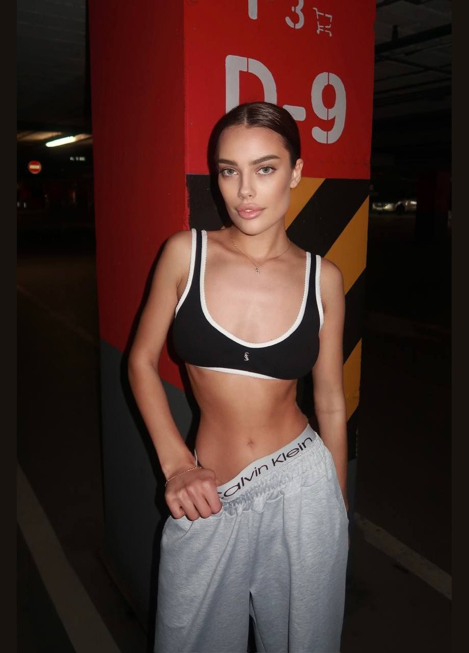 Серые штаны свободного кроя No Brand (323137100)