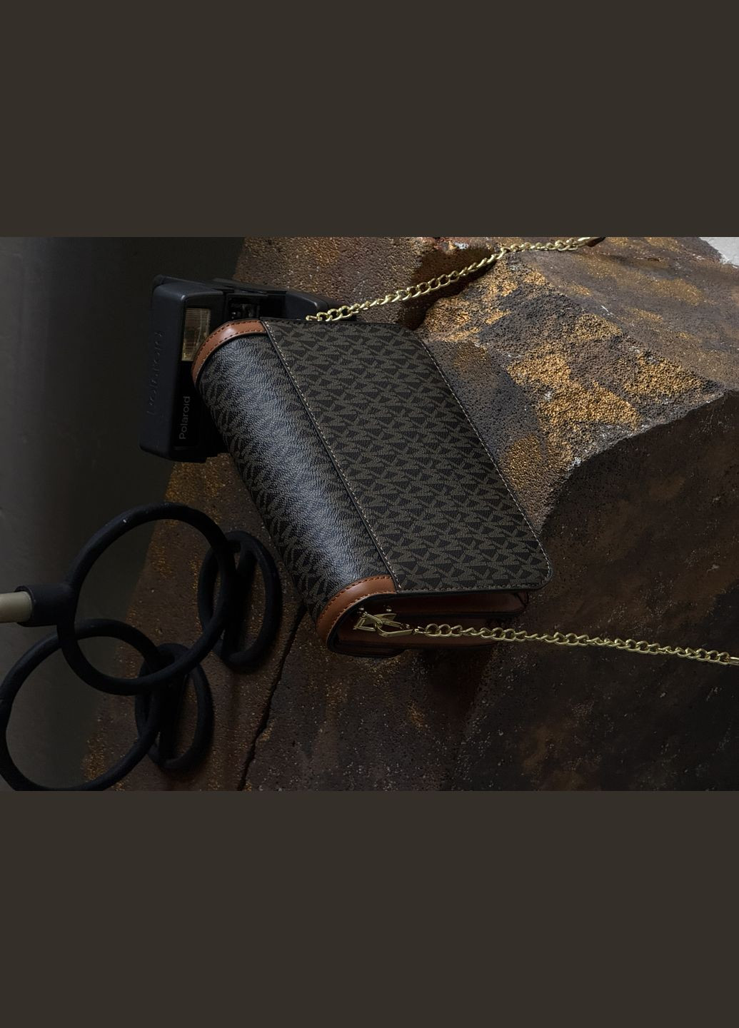 Сумка Michael Kors Jessie Small Signature Crossbody Bag коричневый No Brand (332565960)