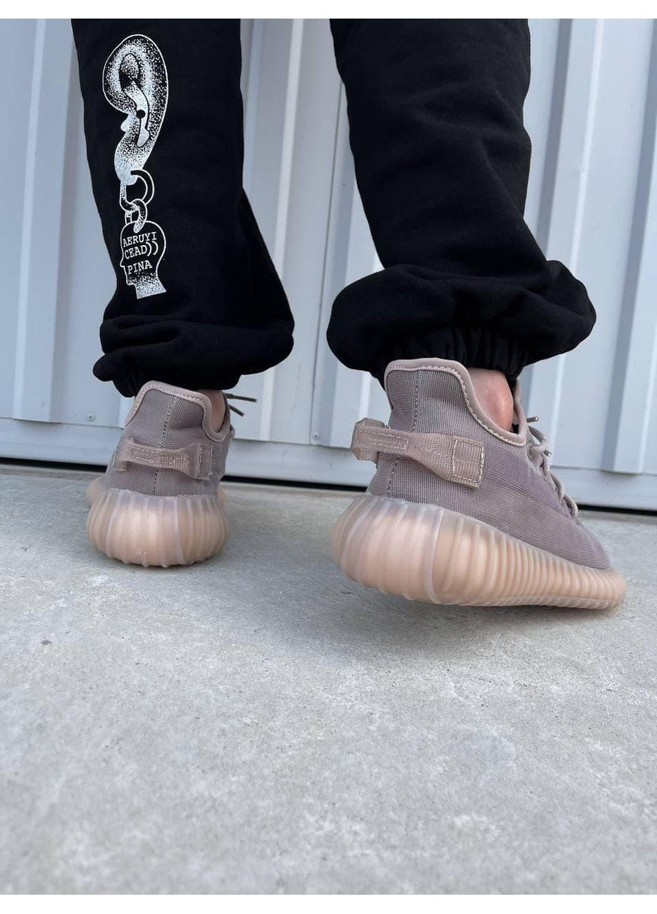 Сірі Осінні кросівки чоловічі adidas yeezy boost 350 mono mist адідас ізі буст No Brand