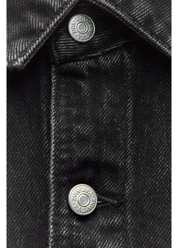 Чорна коротка джинсова сукня trf Zara