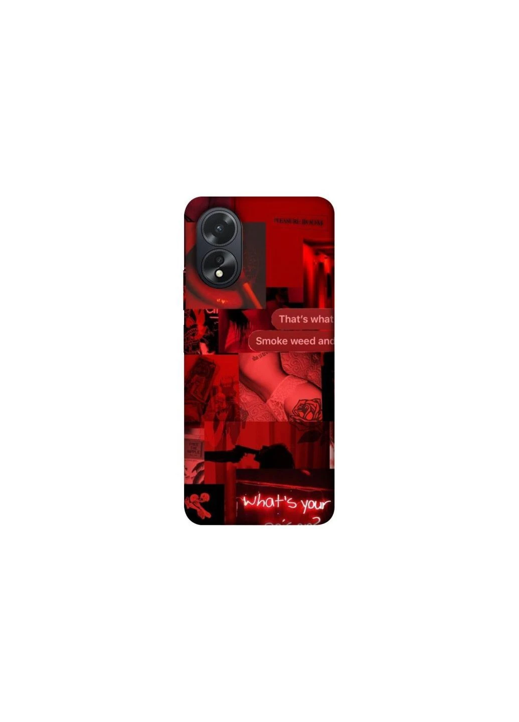 Чехол на Oppo A18 Love collage ver.1 Frontalka (377900517)