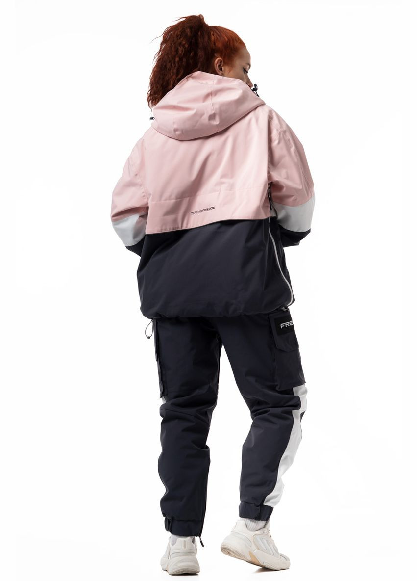 Розовая куртка анорак женская af 21707 розовая Freever