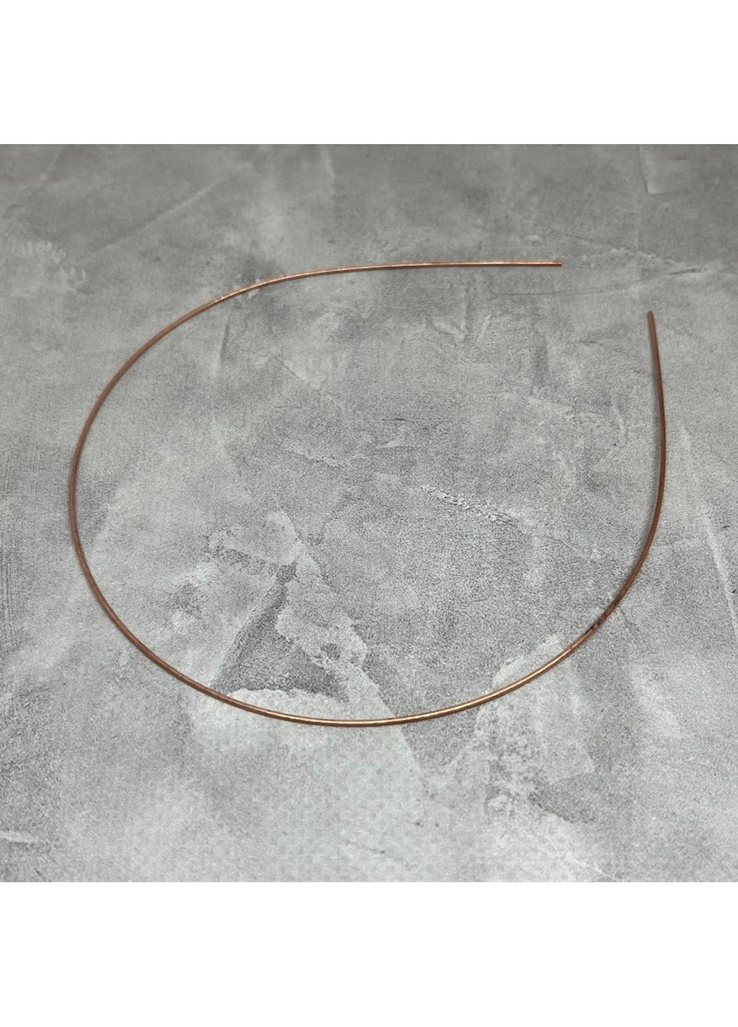 Заготовка для обруча під стразовий шнур - 1 мм, мідний, шт No Brand (315504768)