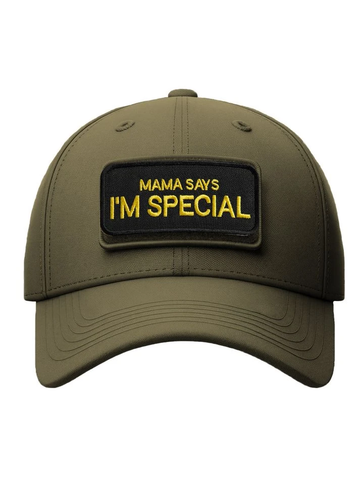 Набор шевронов 2 шт с липучкой "Mama says I am special" 4x9 см "Мама говорит, я особенный" вышитый патч шеврон IDEIA (386253439)