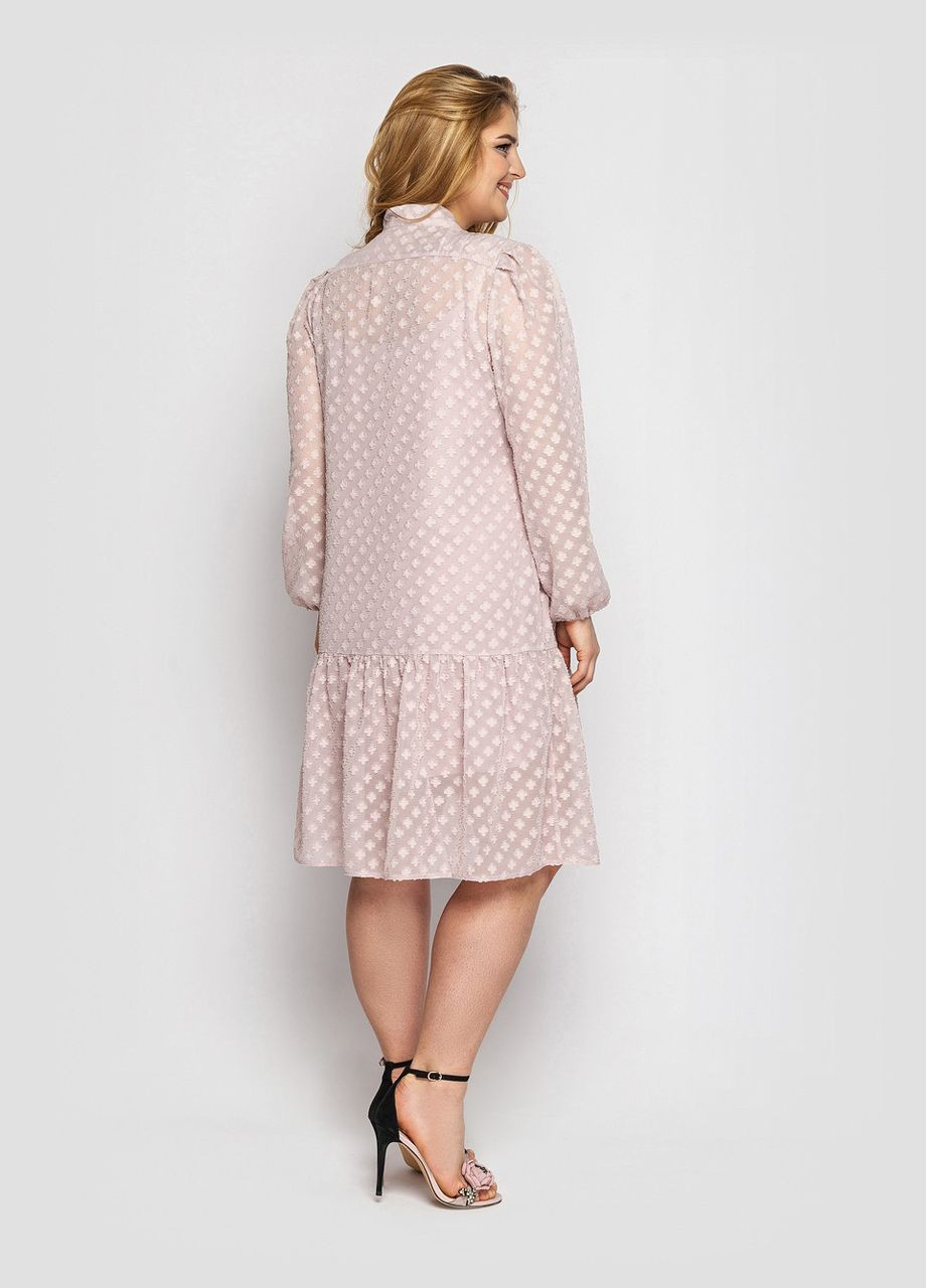 Пудрова вечірня сукня era пудрова 0321 Vlavi