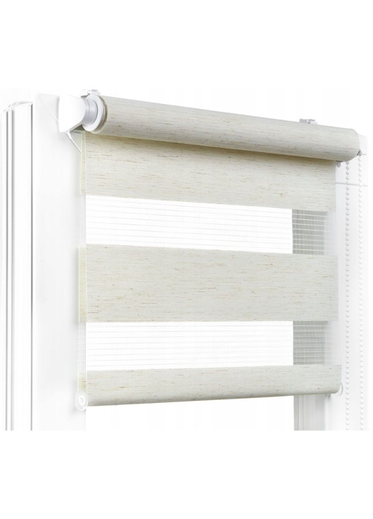 День-ночь 73*170 см Лен молочный Bigimot (364973463)