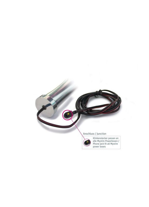 Металеве ділдо Bold Boris для електростимулятора, діаметр 3,2 см Mystim (369947547)