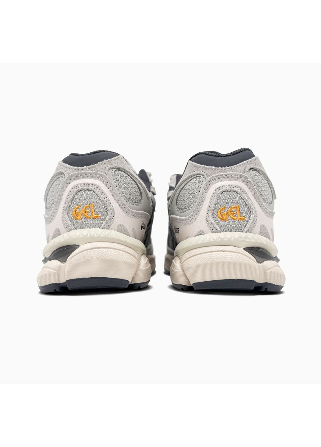 Бежевые демисезонные кроссовки мужские asics gel-nyc beige grey gore-tex | асикс гель-нюк бежевые No Brand