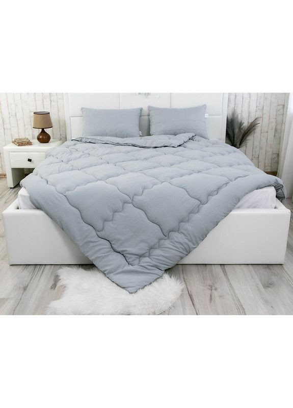 Одеяло Soft Line всесезонное серое полуторное 300 гр/м2 (28701) Руно (367056534)