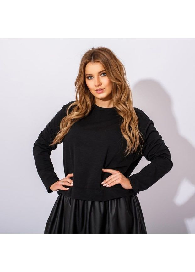 Чорна сукня оверсайз Fashion