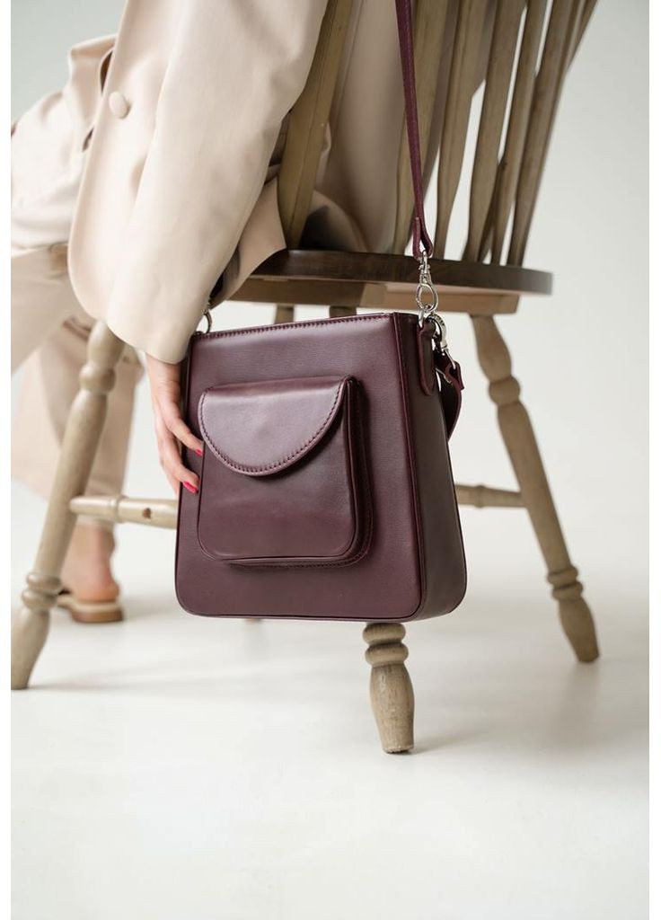 Жіноча шкіряна сумка Stella марсала The Wings (348358883)