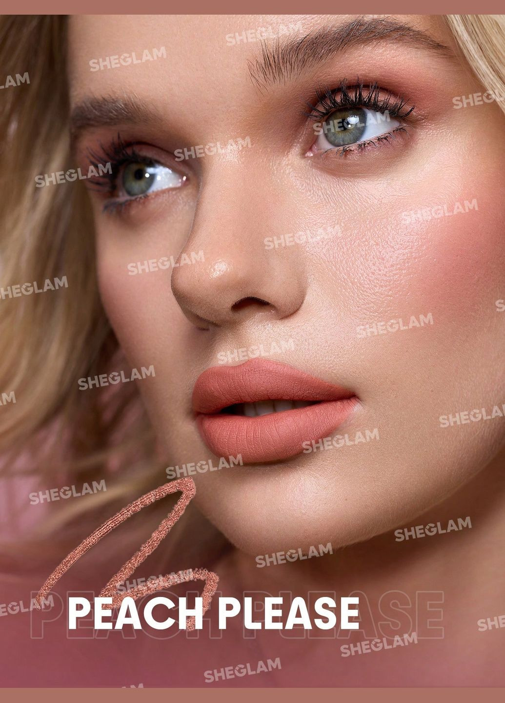 Олівець для губ Bold Booster Plumping Lip Liner, Peach Please, 0,2 g Sheglam (323446171)