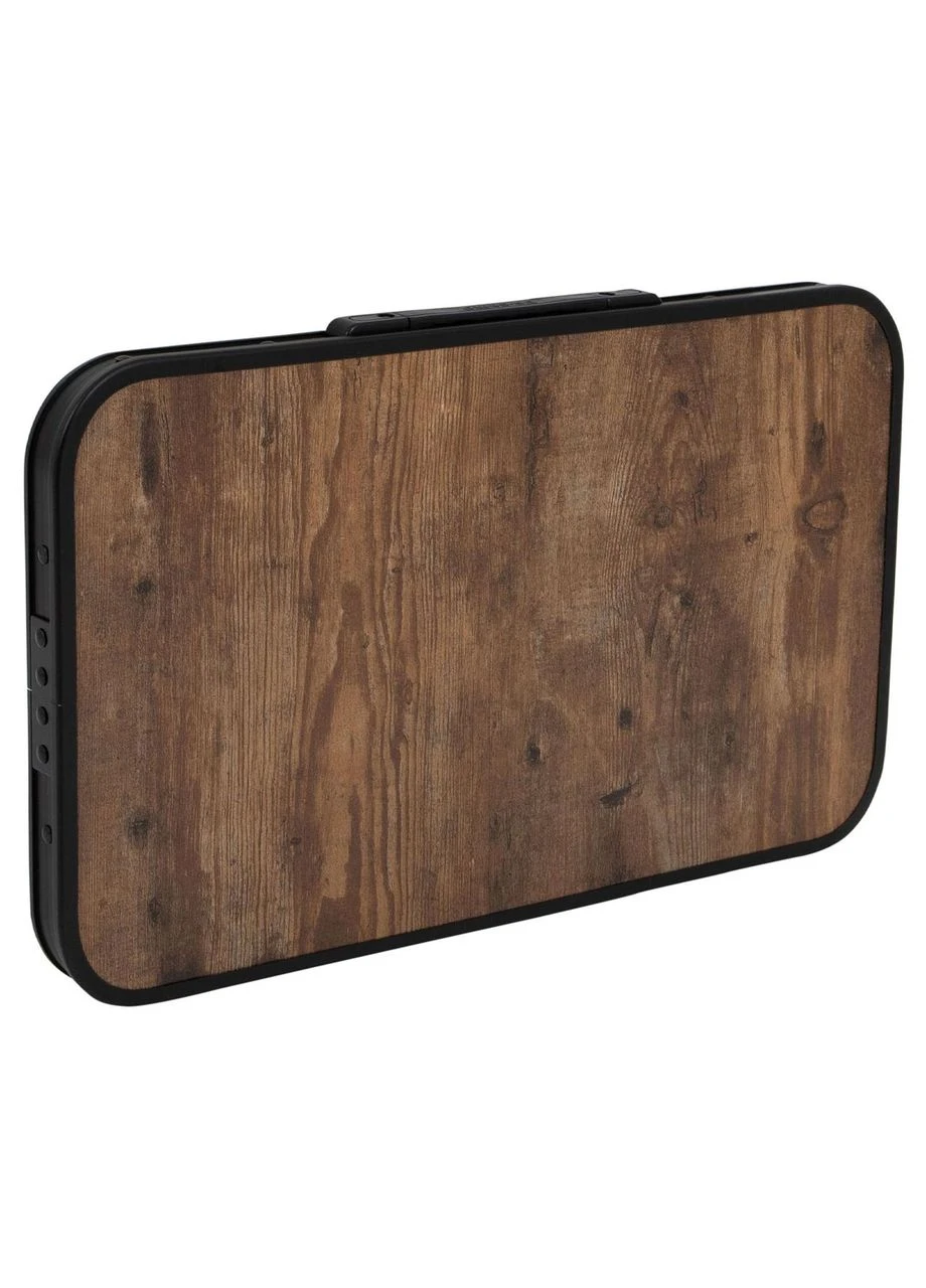 Стол Woodbine 56x34 см Black/Wood look (1404191) Bo-Camp (397324052)