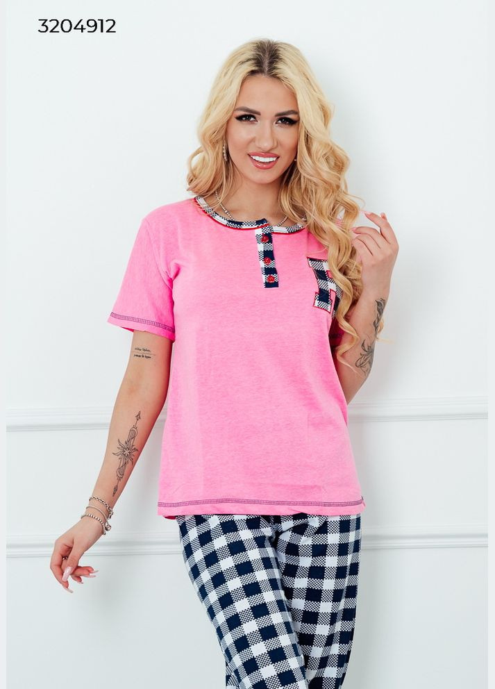 Прозрачный женский комплект футболки и бриджи. Dalmina