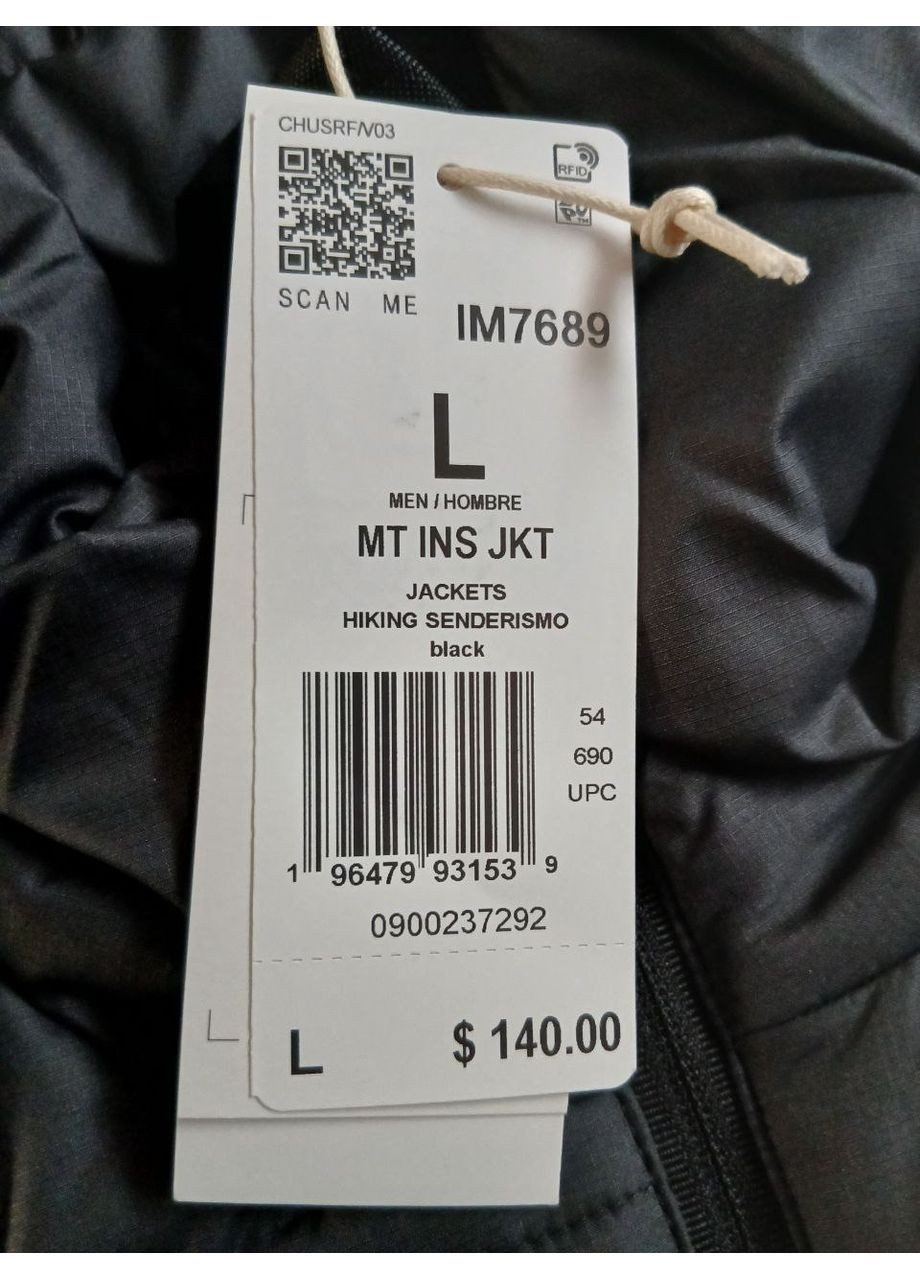 Чорна оригіналterrex multi syntetic insulated im7689 куртка adidas Terrex Multi Syntetic