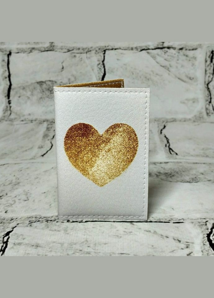 Обложка для ID паспорта Сердце обложка на пластиковый паспорт права 6,5х9,3 см No Brand (325428475)