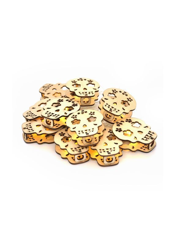 Гирлянды 10LED Metal (Scul), 1 режим, 2метра, прозрачная изоляция, BOX Voltronic (365751823)