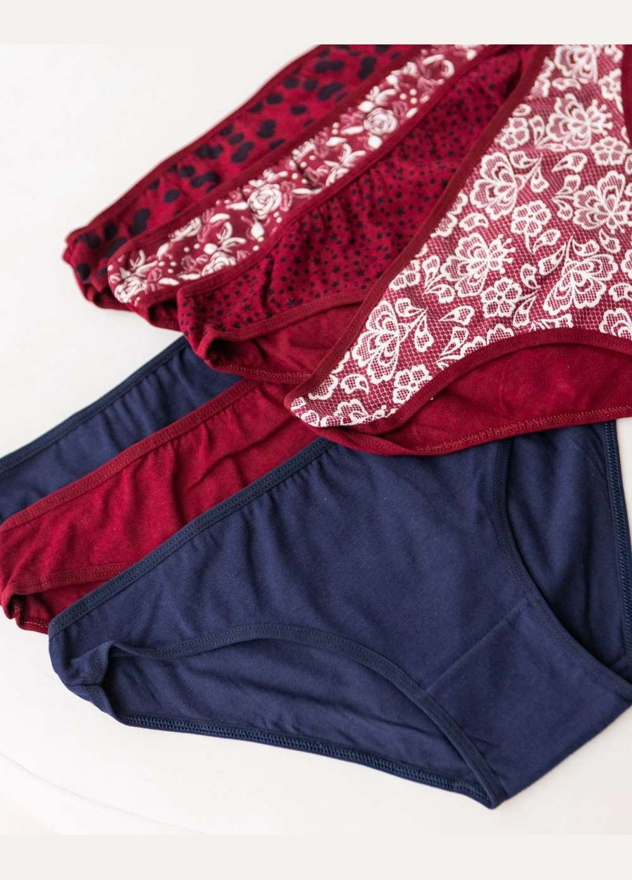 Набор женских базовых трусиков неделька - 7 шт. Nicoletta (340277067)