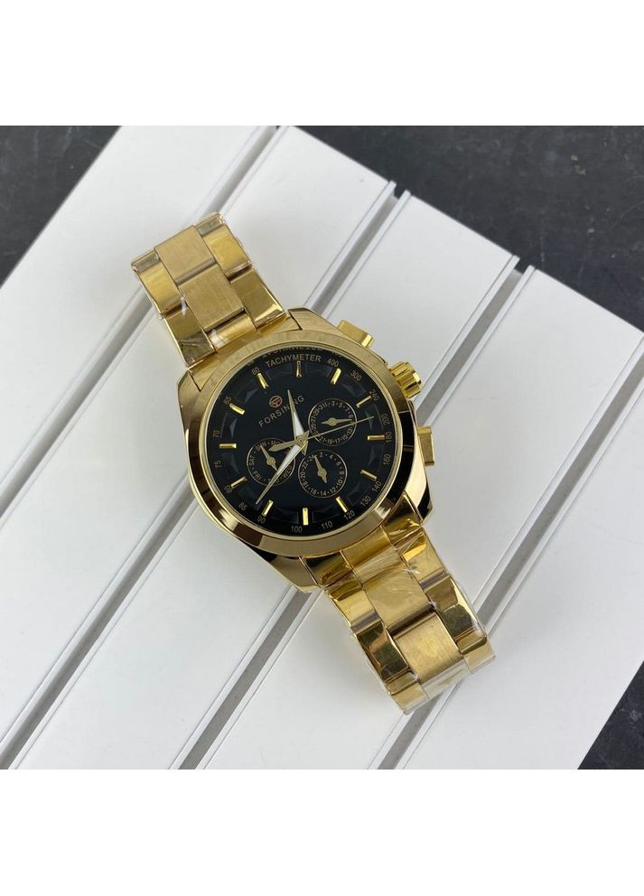 Чоловічий годинник 6917 Gold-Black (A-044812) Forsining (367729177)