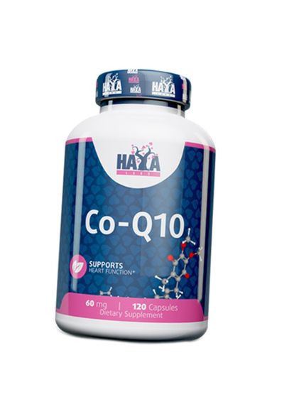 Убіхінон, Коензим Q10, Co-Q10 60, Haya 120капс (70405010) Haya Labs (322723428)