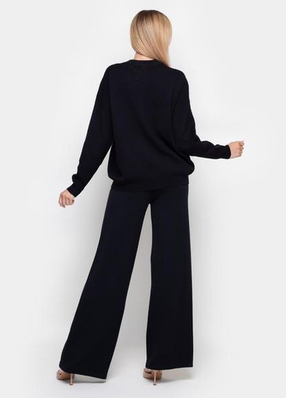 Черный свитер 110-3952d-87 черный black sam Samange