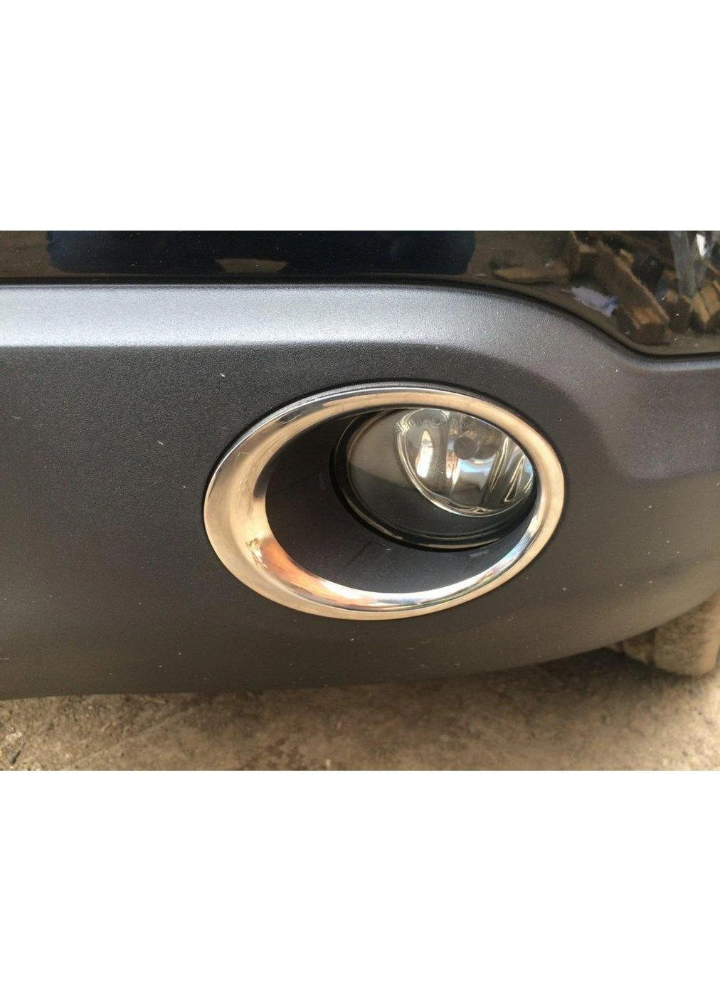 Накладки на противотуманки обведення (2 шт, нерж.) для Nissan Qashqai 2007-2010 рр CARMOS (389424997)