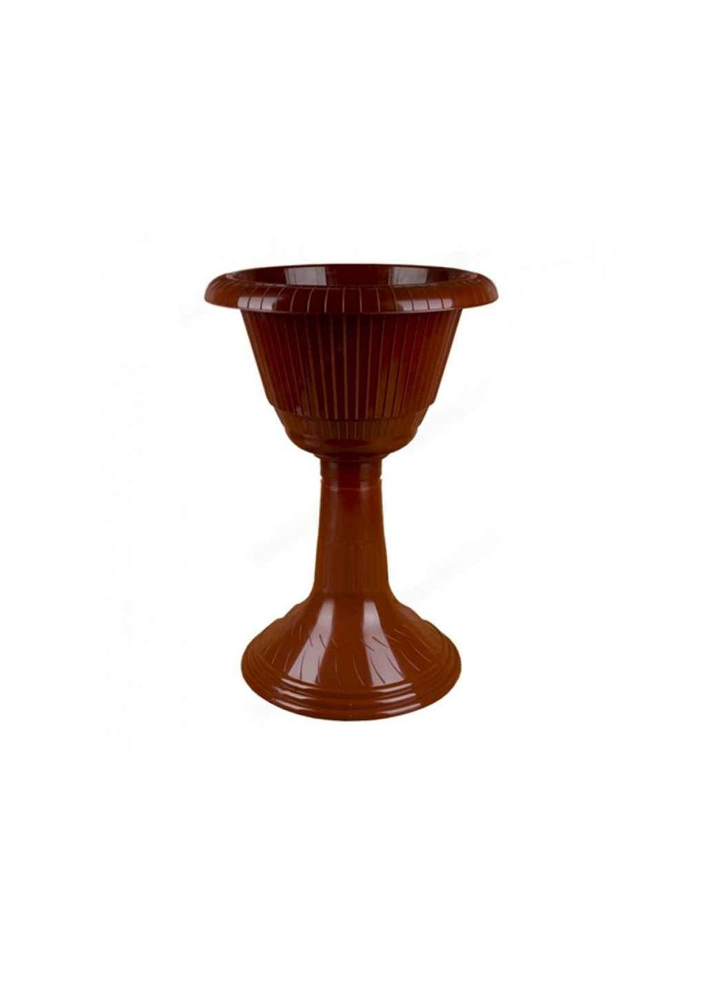 Вазон для цветов на ножке 17л №2, д-460, (высокий) 9237708 Консенсус (356455920)