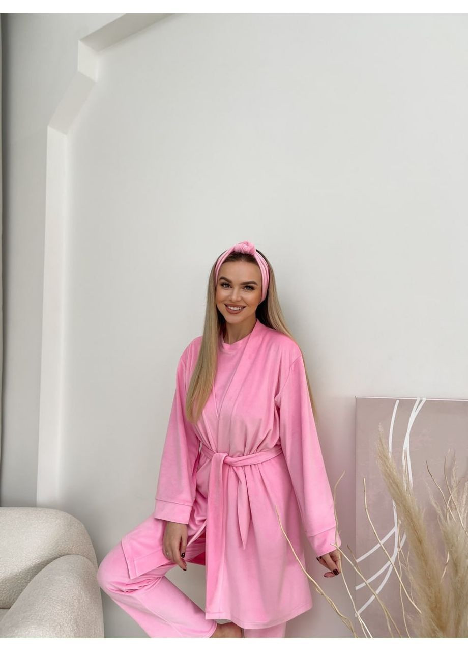 Комлект домашний (4-ка), женский, велюр Nositi (366032033)