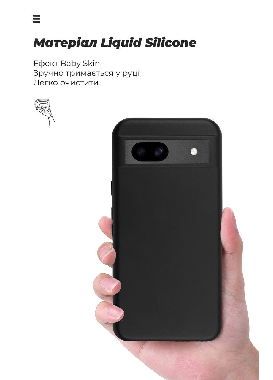 Чохол ICON для Google Pixel 8a Black (ARM77806) ArmorStandart (327887877)
