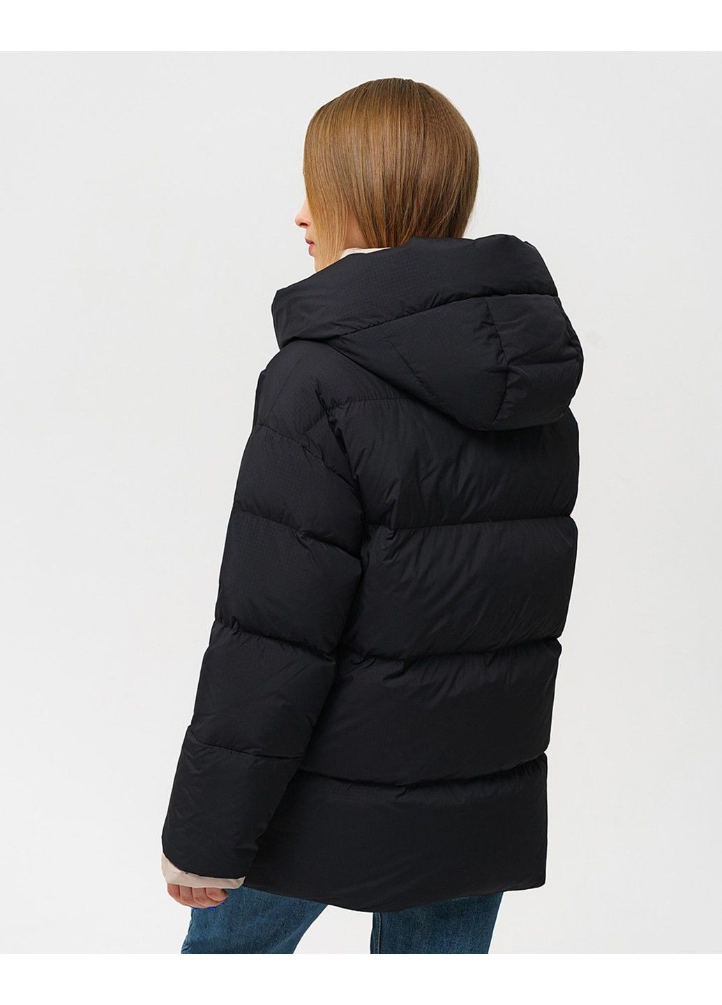 Чорна зимня куртка 21 - 04308 Vivilona