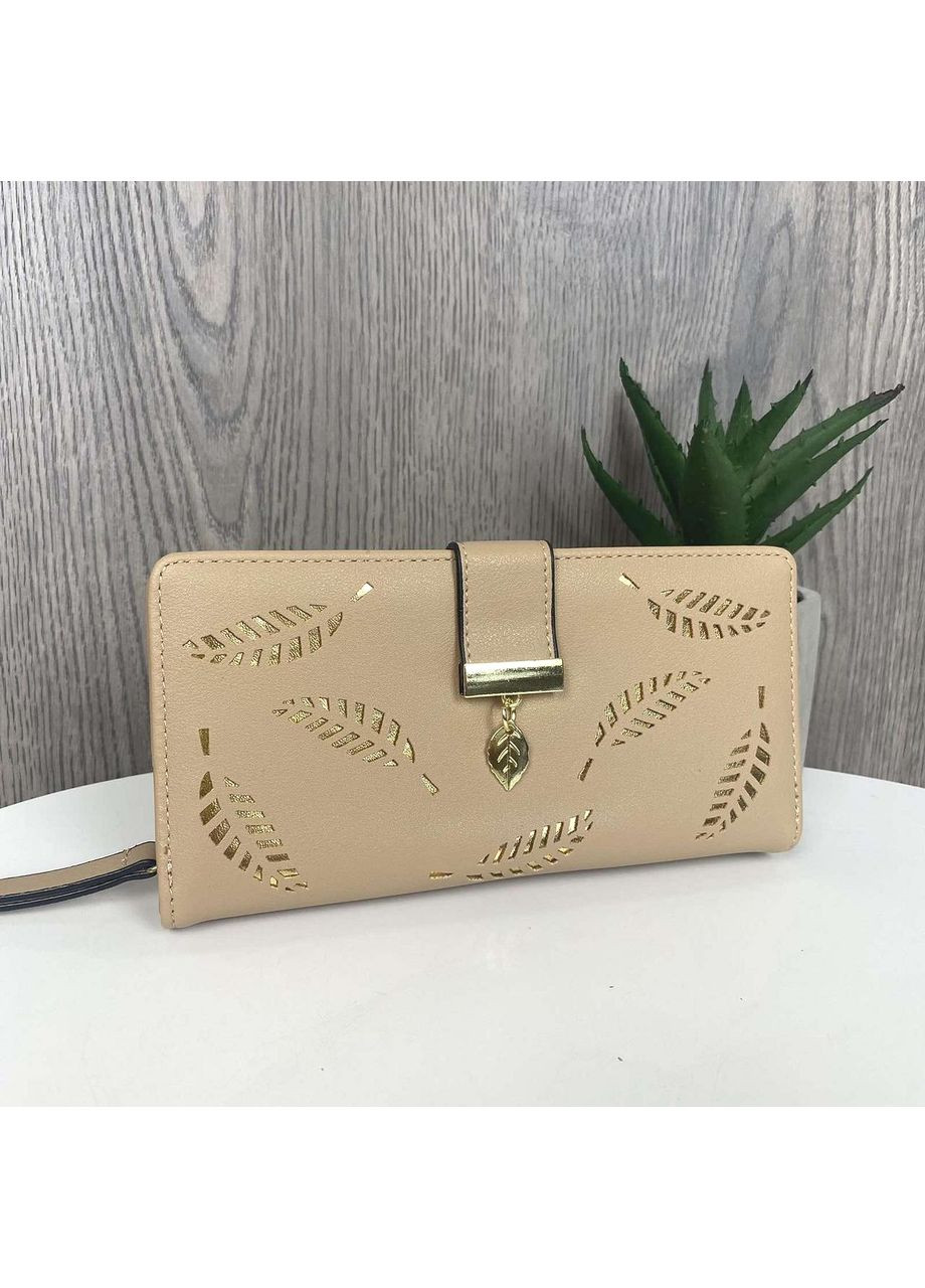 Клатч стьобаний на плече з екошкіри пудровий для жінок ProDobro (363136138)