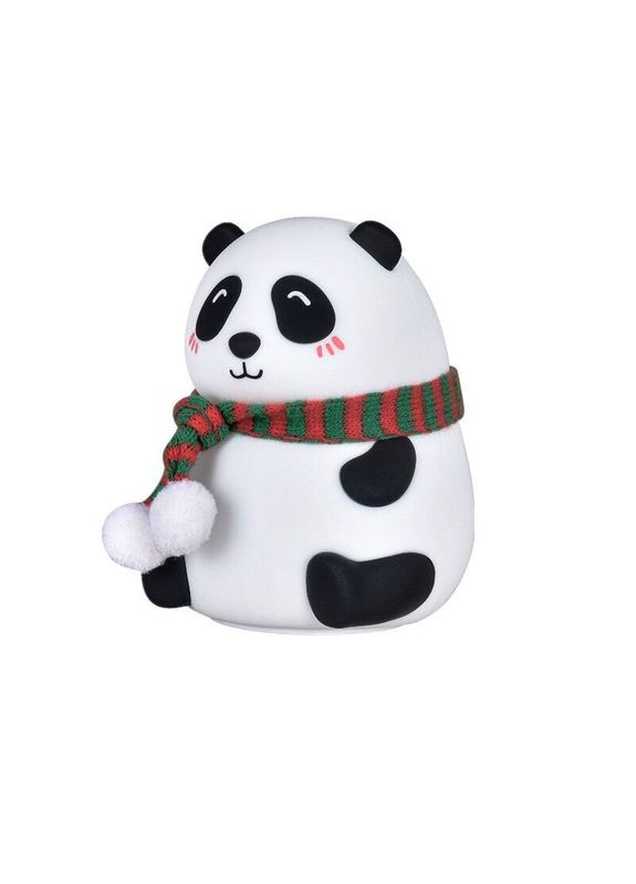 Дитячий настільний нічник-світильник на акумуляторі Панда, м'який силіконовий світильник No Brand (362452922)