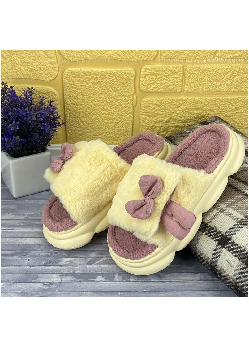 Домашні тапочки жіночі Е-006465-4 Бежеві Sanlin (364531177)