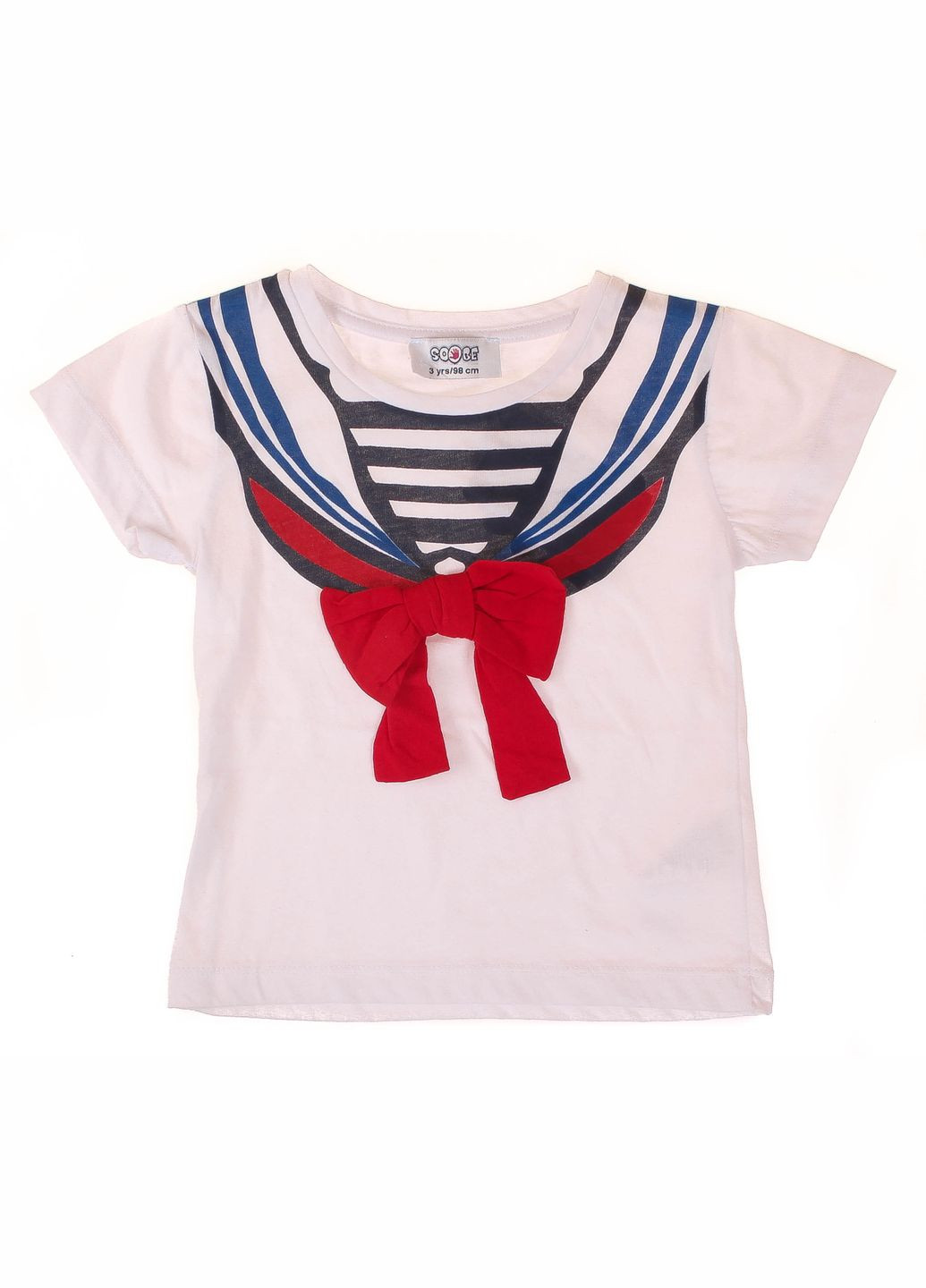 Біла літня футболка 13ykctsrt887 білий Soobe