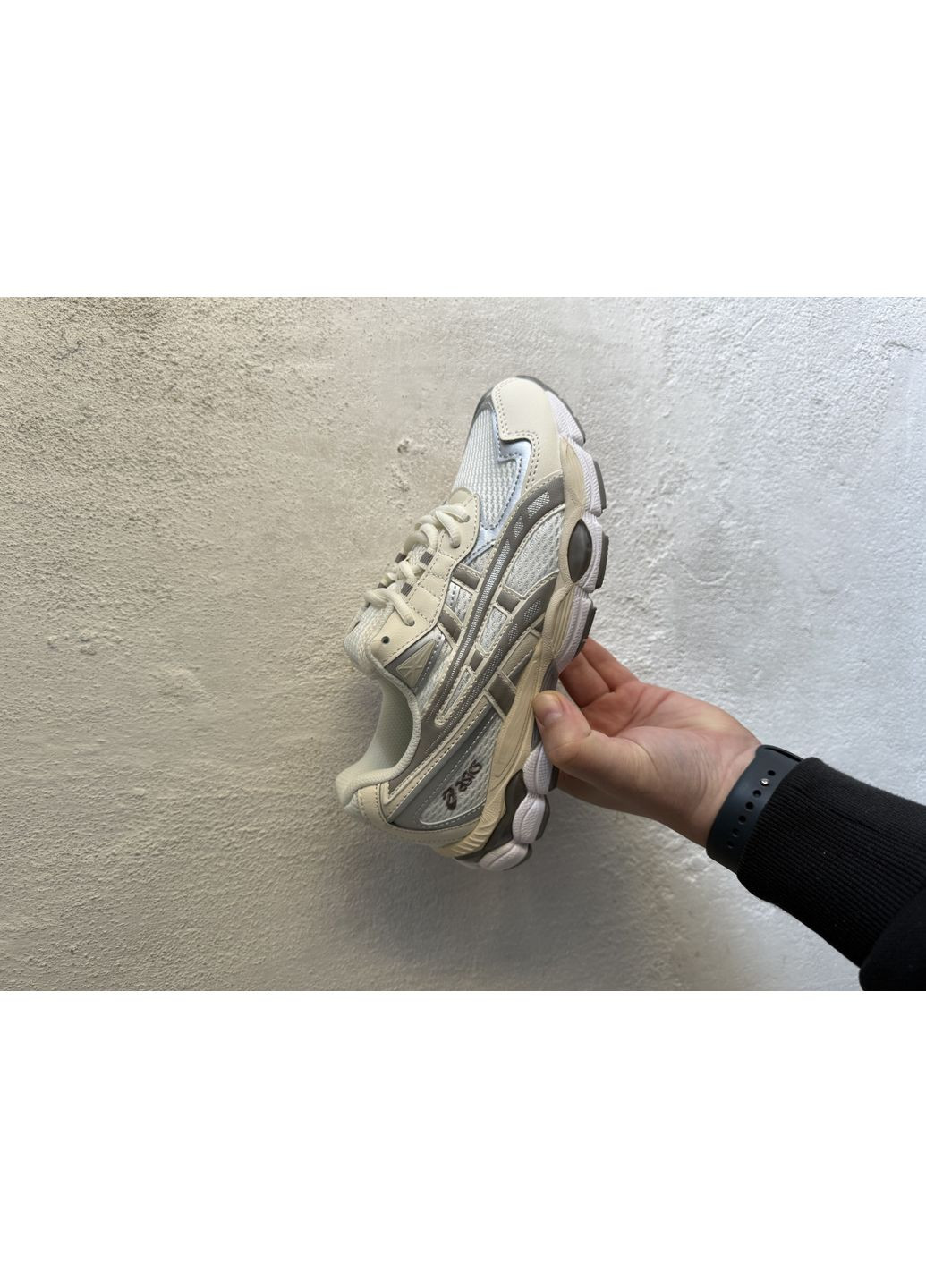 Цветные демисезонные кроссовки мужские asics gel-nyc 2055 vanilla pale oak асикс гель нюк 2025 No Brand