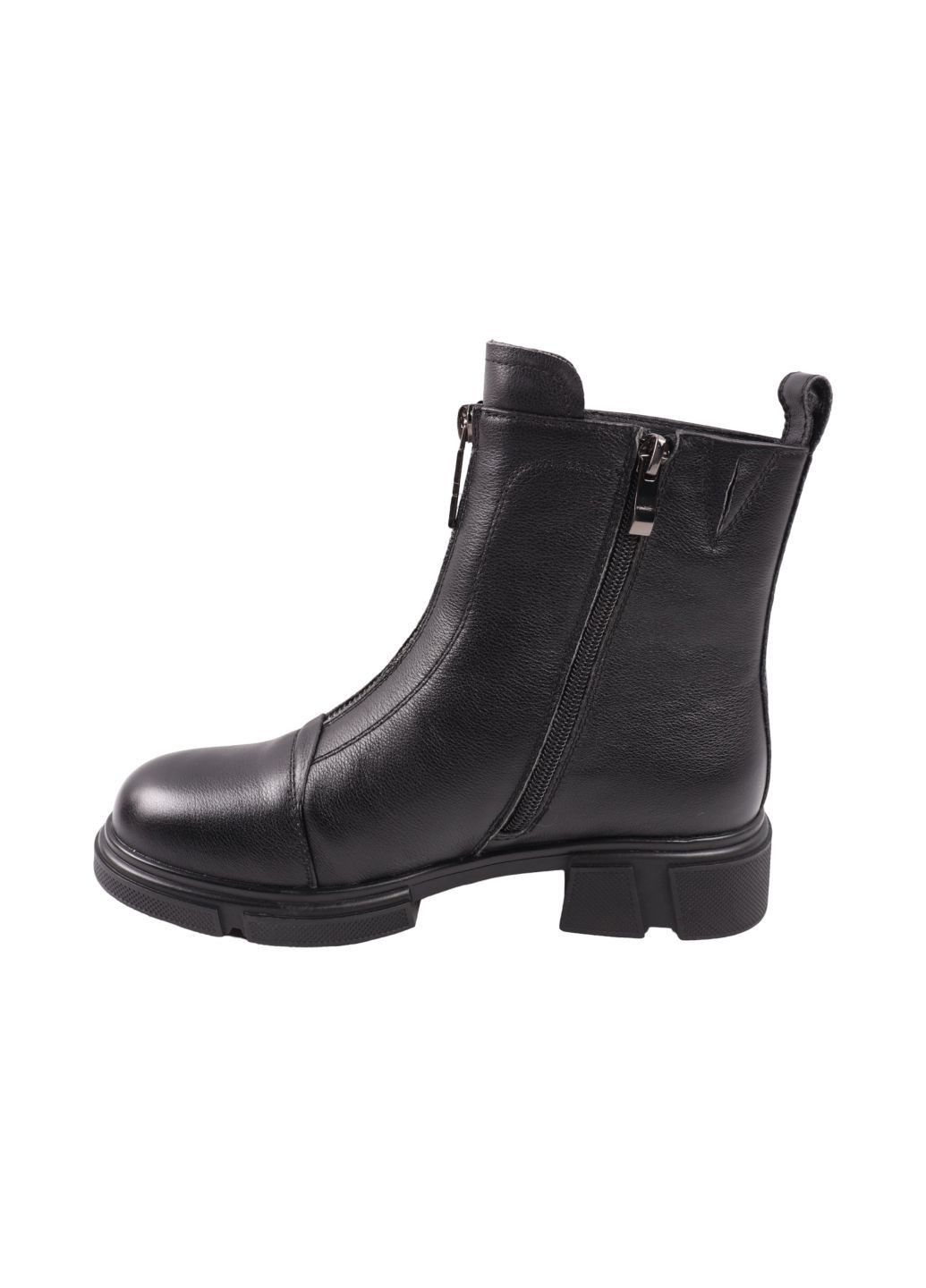 ботинки женские черные натуральная кожа FARINNI