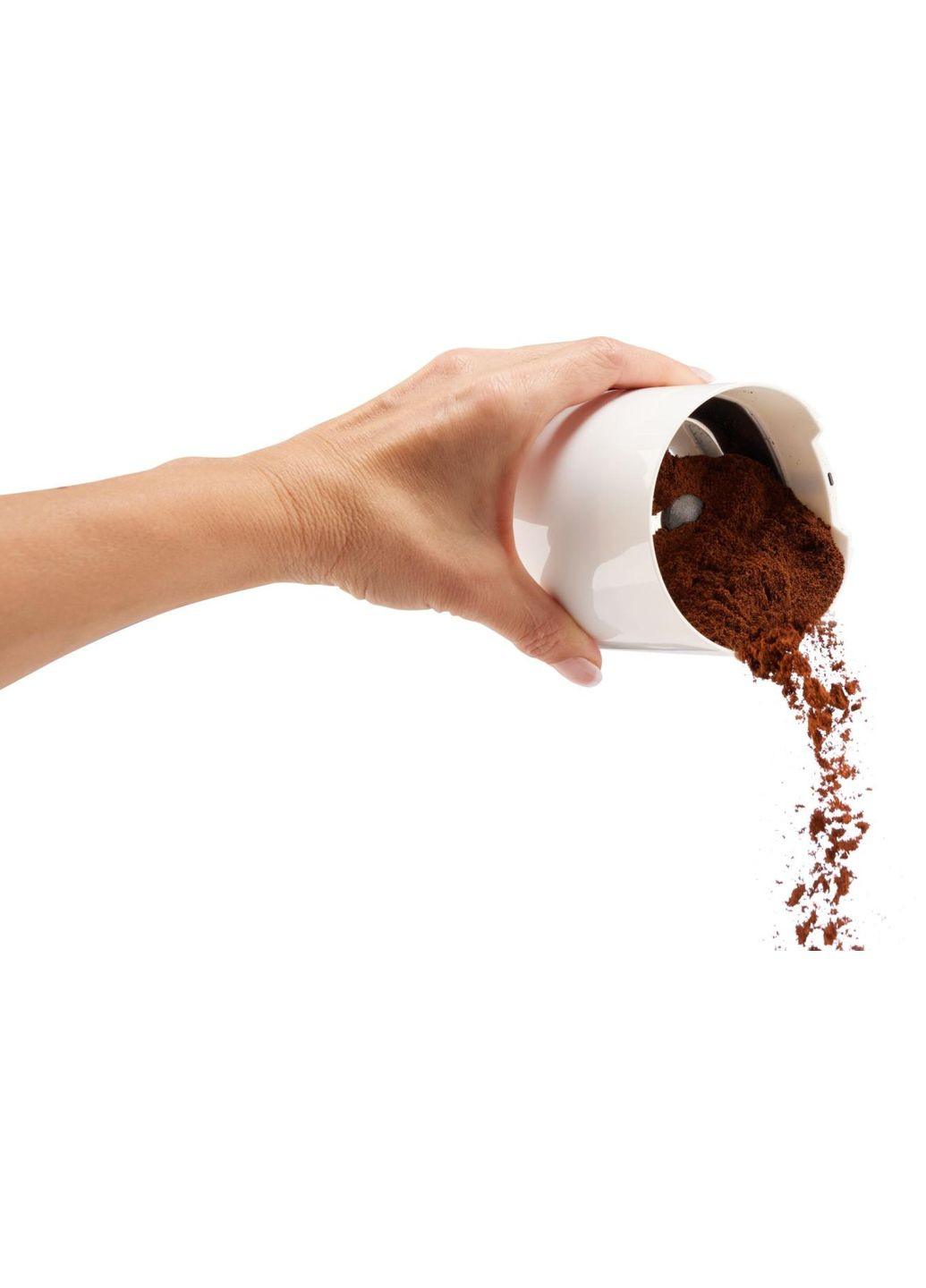 Кавомолка роторна 150Вт, об'єм зерен-45г, 3 ступеня помолу, пластик/метал, білий Gorenje (315030277)