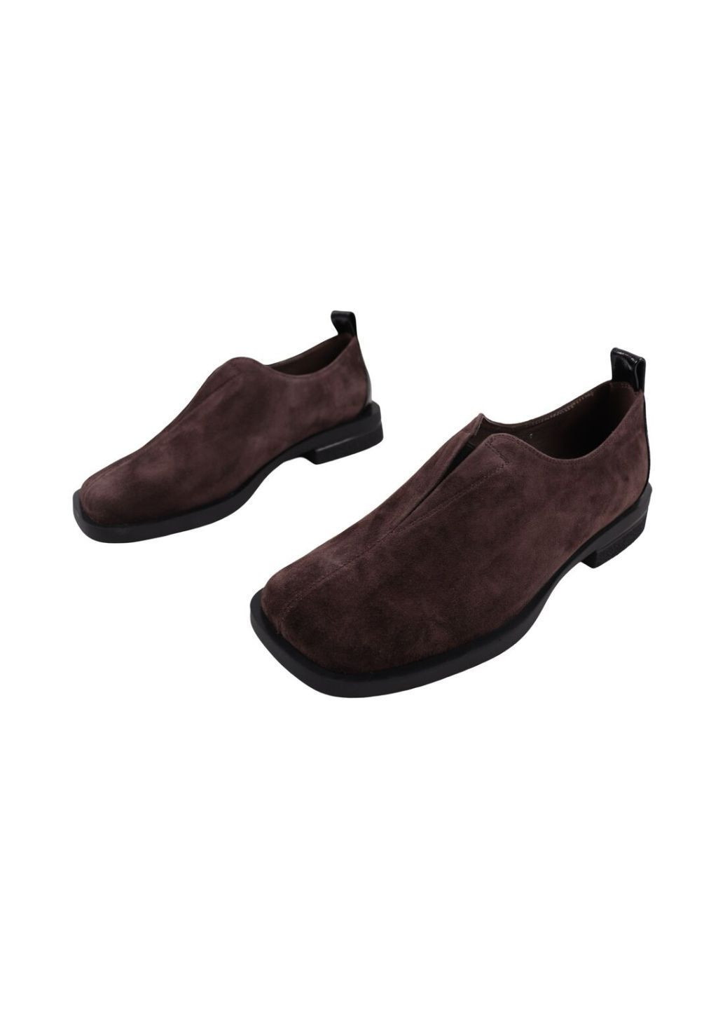 Polann Туфли женские коричневые натуральная замша коричневый з, — (370381949)