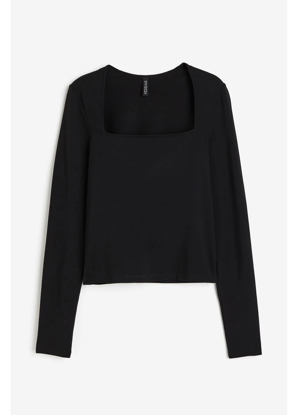Лонгслив из хлопка H&M (403265803)